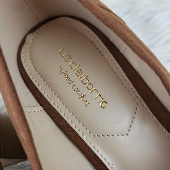 Liz Claiborne Marmara Refined Comfort  Brown Suede Penny Loafers Size 8M - Picture 9 of 12